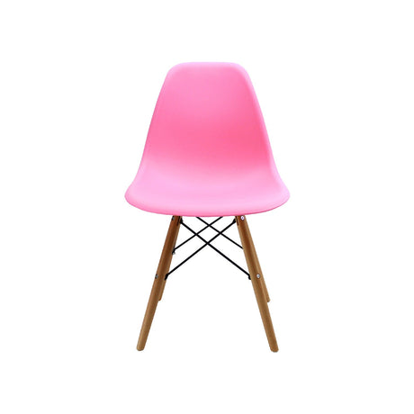 Silla 5 Cero Rosada 42x81cm Asiento Cuadrado con Espaldar - Sillas y Butacos | Bylmo