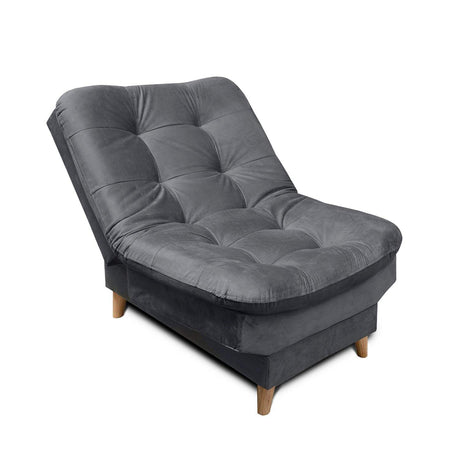Silla Poltrona fendik Gris 80x90cm De Un Puesto Reclinable con Apoya Brazos - Sofas y Poltronas | Bylmo