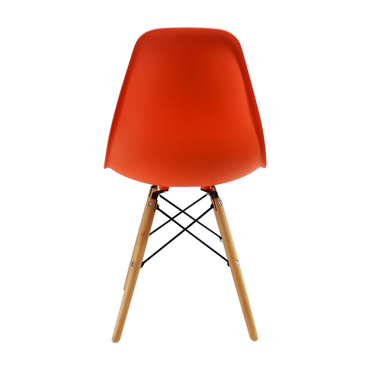 Silla DKR Naranja 47x81cm Asiento Cuadrado con Espaldar - Sillas y Butacos | Bylmo