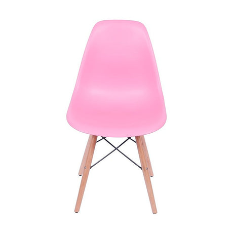 Silla DKR Rosado 47x81cm Asiento Cuadrado con Espaldar - Sillas y Butacos | Bylmo