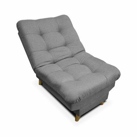 Silla Poltrona Carvallo Gris 76x90cm De Un Puesto Reclinable con Apoya Brazos - Sofas y Poltronas | Bylmo