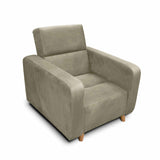 Silla Poltrona Úngaro Camel 85x90cm De Un Puesto Reclinable con Apoya Brazos - Sofas y Poltronas | Bylmo