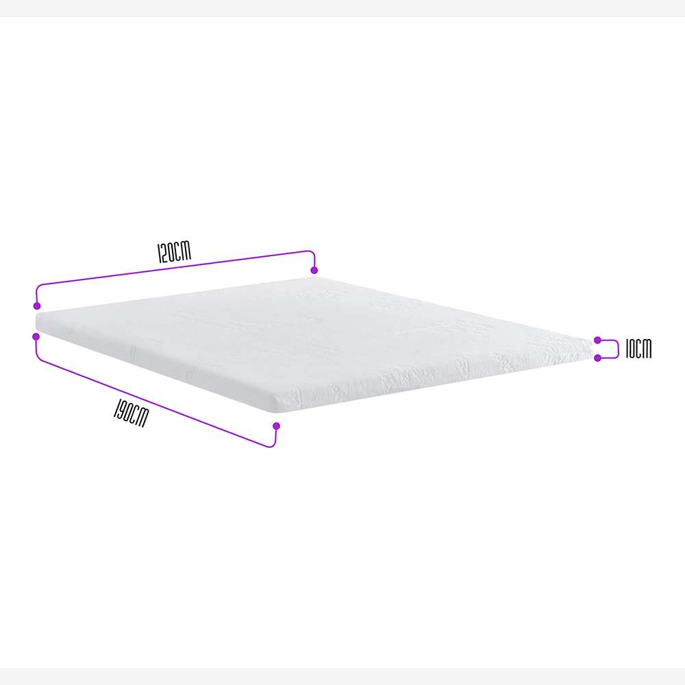 Sobrecolchón Topper Semidoble 120 cm Con memoria - Sobrecolchon | Bylmo