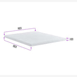 Sobrecolchón Topper Doble 140 cm Con memoria - Sobrecolchon | Bylmo