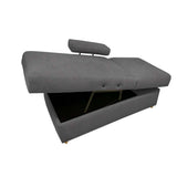 Sofa Cama Paris Gris 67 cm con Baúl - Sofas | Bylmo
