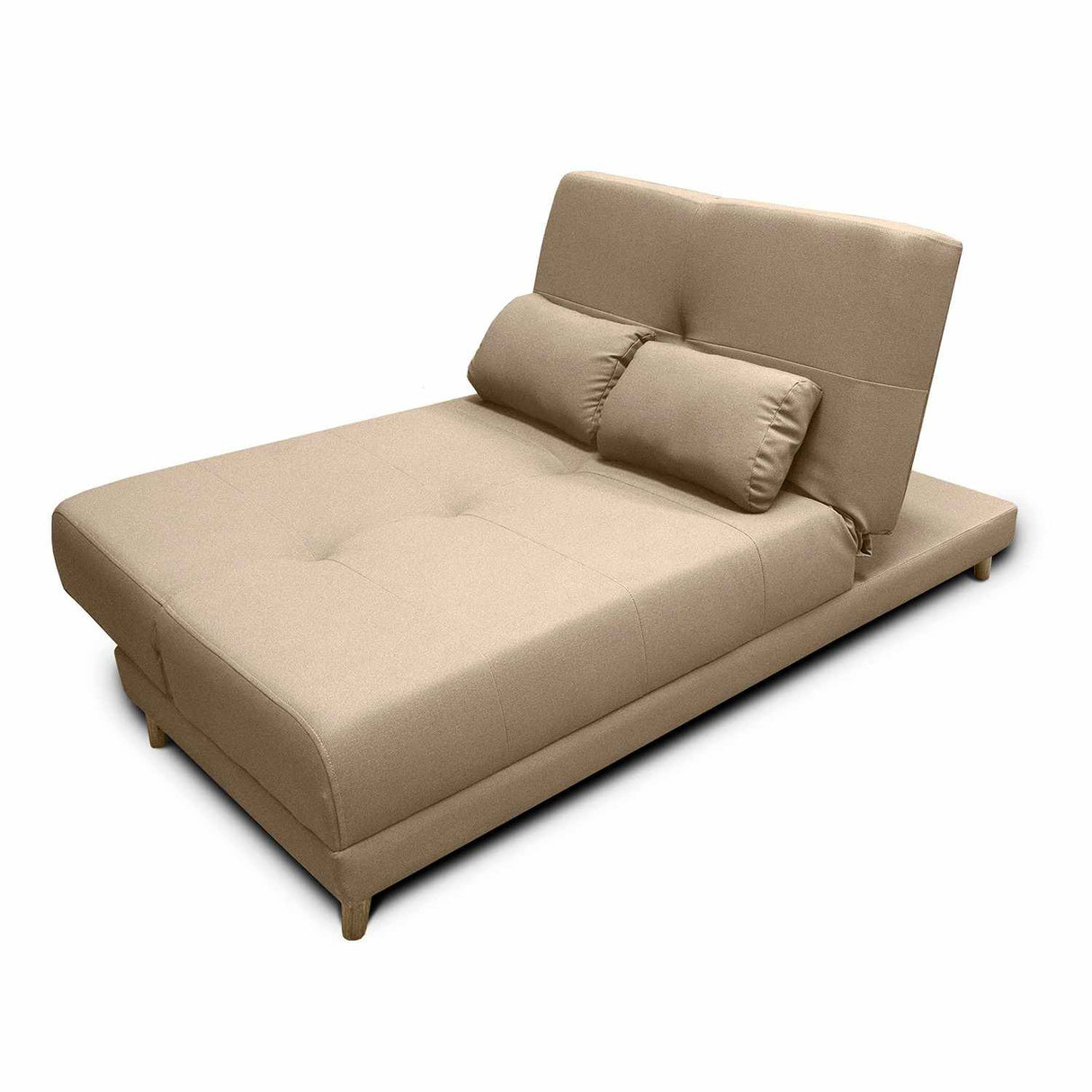 Sofá Cama Mariscal Camel 180x81cm De 3 Puestos Reclinable con Apoya Brazos - Sofas y Poltronas | Bylmo