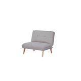 Sofa Cama Milan Gris Claro 95 cm - Sofas | Bylmo