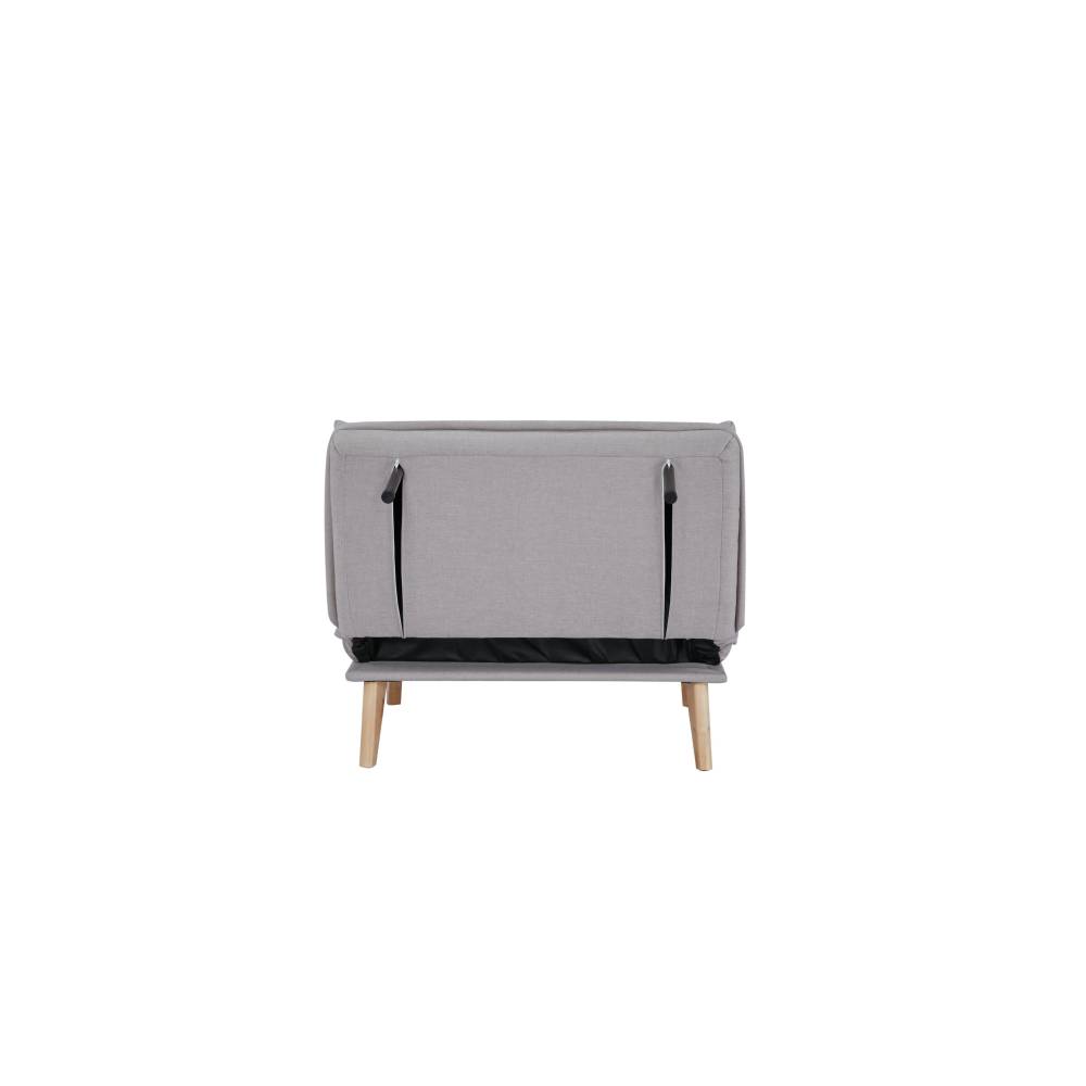 Sofa Cama Milan Gris Claro 95 cm - Sofas | Bylmo
