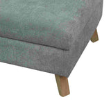 Sofá Chaise Long Gris 163 cm con Baúl - Sofas y Poltronas | Bylmo