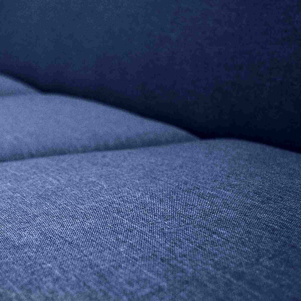 Sofá Jade Azul 200x85cm De 3 Puestos sin Apoya Brazos - Sofas y Poltronas | Bylmo