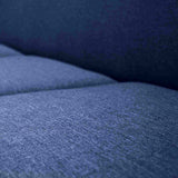 Sofá Jade Azul 200x85cm De 3 Puestos sin Apoya Brazos - Sofas y Poltronas | Bylmo
