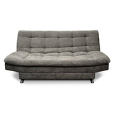 Sofá Cama Carvallo Gris 185x90cm De 3 Puestos Reclinable sin Apoya Brazos - Sofas | Bylmo