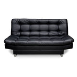 Sofá Cama Carvallo Negro 185x95cm De 3 Puestos Reclinable sin Apoya Brazos - Sofas | Bylmo