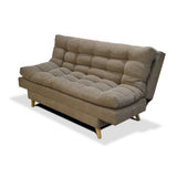 Sofá Cama Gabana Camel 180x95cm De 3 Puestos Reclinable sin Apoya Brazos - Sofas | Bylmo