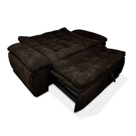 Sofá Cama Mirano Cafe 190x95cm De 3 Puestos Reclinable con Apoya Brazos - Sofas | Bylmo
