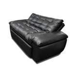 Sofá Cama Mirano Negro 190x95cm De 3 Puestos Reclinable con Apoya Brazos - Sofas | Bylmo