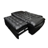 Sofá Cama Mirano Negro 190x95cm De 3 Puestos Reclinable con Apoya Brazos - Sofas | Bylmo
