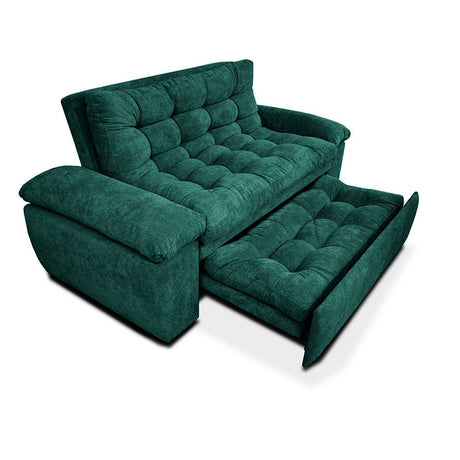 Sofá Cama Mirano Turquesa 190x95cm De 3 Puestos Reclinable con Apoya Brazos - Sofas | Bylmo