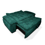 Sofá Cama Mirano Turquesa 190x95cm De 3 Puestos Reclinable con Apoya Brazos - Sofas | Bylmo