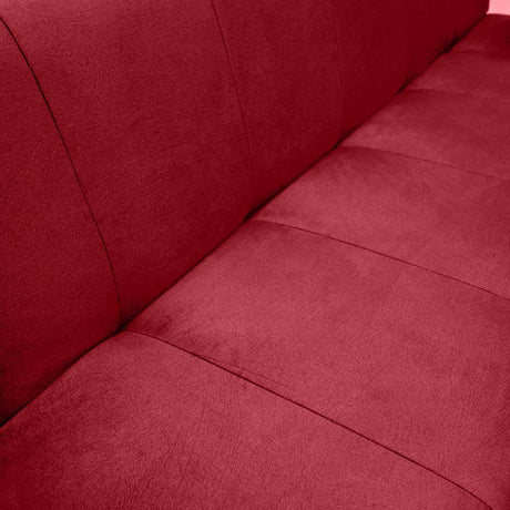 Sofá Cama Sabath Rojo 180x81cm De 3 Puestos Reclinable sin Apoya Brazos - Sofas | Bylmo