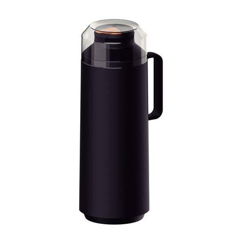 Termo Exata Negro 11 cm 1 Litro de Ampolla de Vidrio - Utensilios y Accesorios | Bylmo
