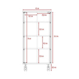 Vitrina Rostoc Miel 45 cm con Puertas de Vidrio - Bares | Bylmo
