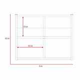 Zapatero Connect Duna 41.2x51cm Horizontal de Dos Niveles para Cuatro pares de Zapatos - Closets | Bylmo
