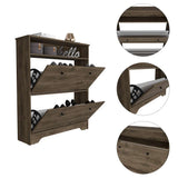 Zapatero Calgary Bellota 100 cm con Dos puertas y Entrepaño - Closets | Bylmo