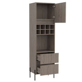 Bar RST Ceniza 50 cm con Dos Cajones - Bares | Bylmo