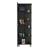 Mueble Esquinero Urano Roble Gris 50x50cm sin Cajones y con Nueve Compartimientos - Bifes y Arrimos | Bylmo