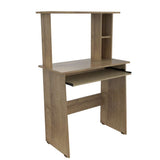 Centro de Computo Winsford Amaretto 80 cm con Biblioteca Superior - Oficina | Bylmo