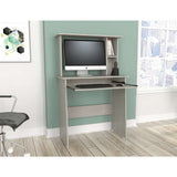 Centro de Computo Winsford Chantilly 80 cm con Biblioteca Superior - Oficina | Bylmo