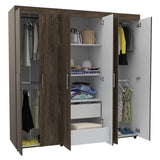 Closet Amatista Coñac 180x181.5cm con 2 Cajones con 2 Entrepaños - Closets | Bylmo