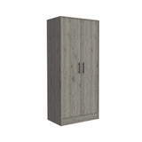 Closet Dinamarca Ceniza 80x180cm con 1 Cajones con 1 Entrepaños - Closets | Bylmo