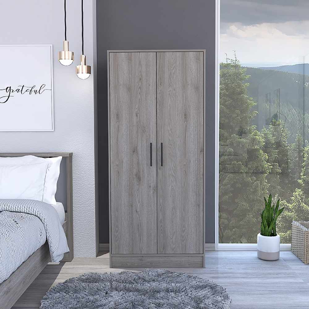 Closet Dinamarca Ceniza 80x180cm con 1 Cajones con 1 Entrepaños - Closets | Bylmo