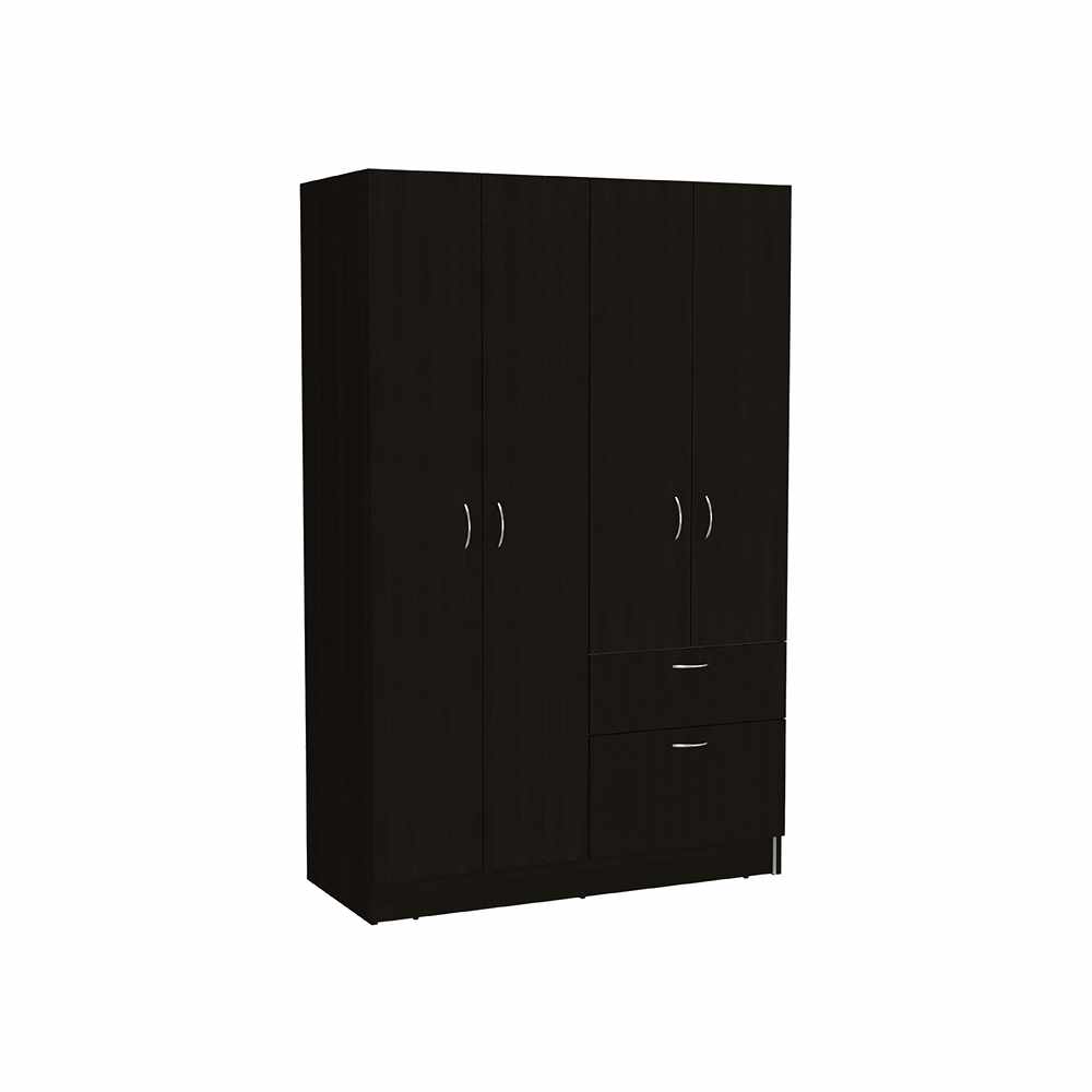 Closet Nara Wengue 109 cm con Cinco Puertas y Un Cajón - Closets | Bylmo