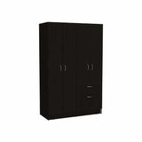 Closet Nara Wengue 109 cm con Cinco Puertas y Un Cajón - Closets | Bylmo