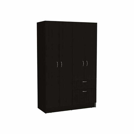 Closet Nara Wengue 109 cm con Cinco Puertas y Un Cajón - Closets | Bylmo