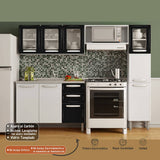 Cocina Evidence Negro 105x52,5cm con Meson de Acero Al Carbon y con Pozuelo para lado Centro - Cocinas | Bylmo