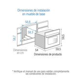 Combo Campana + Horno + Estufa a Gas Negro 60 cm Versátil - Combo | Bylmo
