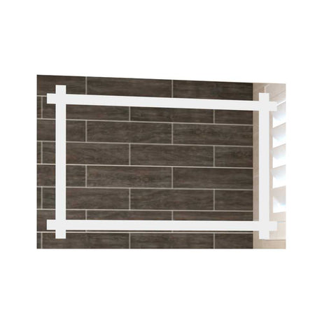 Espejo de Baño Broni Plateado 60x90cm Rectangular y con Iluminiación Led - Espejos Decorativos | Bylmo