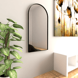 Espejo de Pared Dalton Plateado 60x120cm Arco Superior con Marco Metalico - Espejos Decorativos | Bylmo