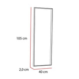 Espejo de Baño Galena negro 110x40cm Rectangular - Espejos Decorativos | Bylmo