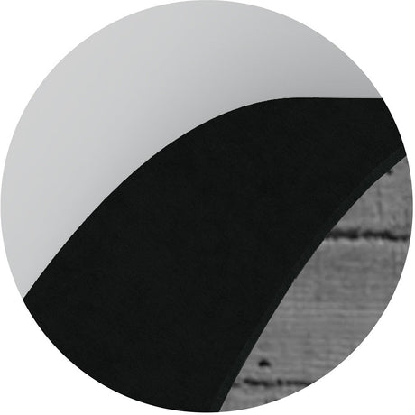 Espejo de Pared Lukman Negra 50x100cm Ovalado con Marco Metalico - Espejos Decorativos | Bylmo