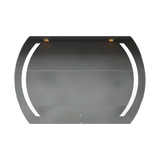 Espejo de Baño Manson Plateado 90x60cm Rectangular y con Iluminiación Led - Espejos de Baño | Bylmo