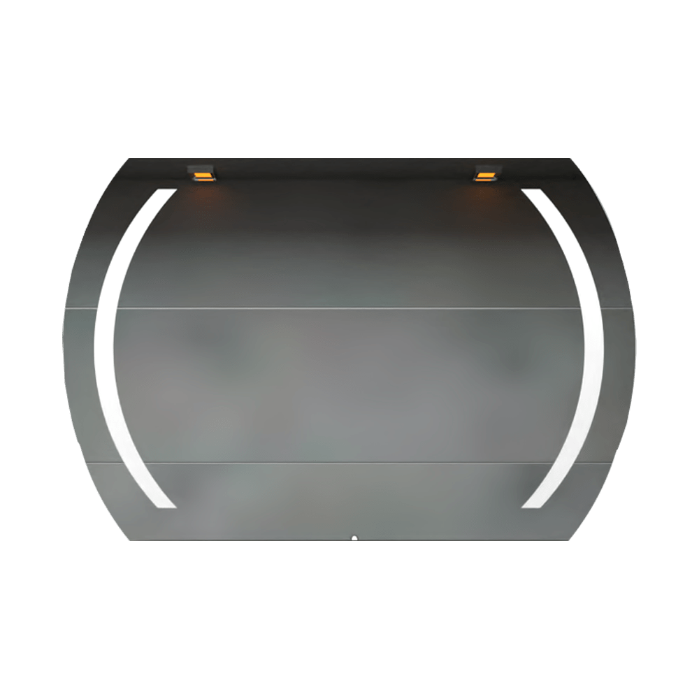 Espejo de Baño Led Manson Plateado 90x60cm Rectangular con Sandblasting - Espejos de Baño | Bylmo