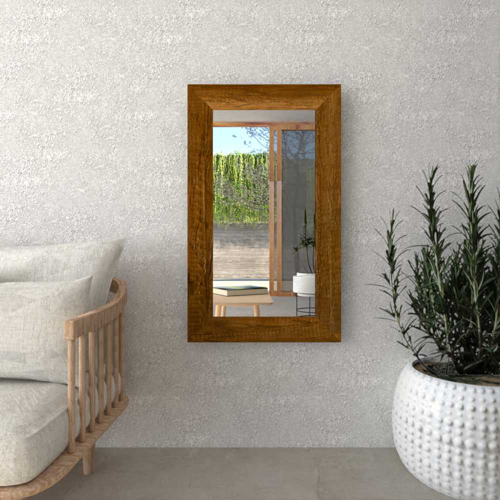 Espejo Marsala Rectangular 60 cm x 100 cm Plateado - Espejos Decorativos | Bylmo