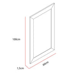 Espejo Marsala Rectangular 60 cm x 100 cm Plateado - Espejos Decorativos | Bylmo