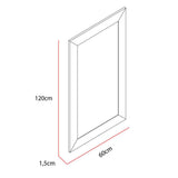 Espejo Marsala Rectangular 60 cm x 120 cm Plateado - Espejos Decorativos | Bylmo