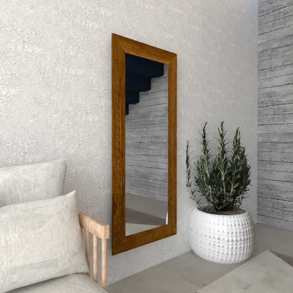 Espejo Marsala Rectangular 60 cm x 140 cm Plateado - Espejos Decorativos | Bylmo